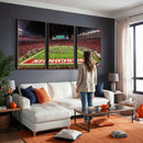Wisconsin Badgers Football Team Print Canvas- Madison Camp
