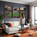 University of Michigan Wolverines Print Canvas, Football