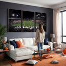Cincinnati Bearcats Football Team Print - Nippert Stadium