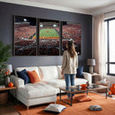 Oklahoma State Cowboys Canvas Print, Football Team Print -