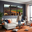 Central Michigan University Chippewas Football Team Print -