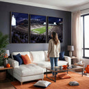 Michigan State Spartans Canvas, Framed Football Team Print -