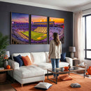 The Louisiana State University Tigers Football Team Print -