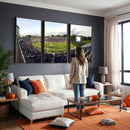 The Duke University Blue Devils Football Team Print - Durham