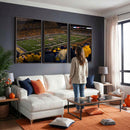 West Virginia Uni Mountaineers Football Team Print - Milan