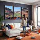 Oregon State Beavers Football Team Print - Corvallis Reser
