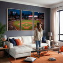 St. Louis Cardinals Baseball Team Print - Busch Stadium Wall