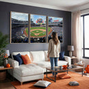 New York Mets Baseball Team Print - Citi Field Stadium Wall