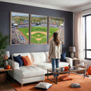 Citi Field Wall Art Print | 3-Panel New York Mets Baseball