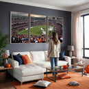 Chicago Bears Soldiers Field Wall Art Canvas Print – Framed