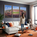 William Brice Stadium Wall Art Canvas Print – Stadium Crowd