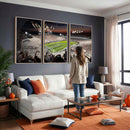 Penn State Stadium Wall Art Canvas Print, White Out Football