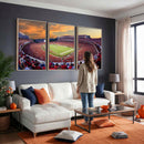 Dooley Stadium Wall Art, Sports Arena Canvas Print, Dooley