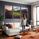 Jordan-Hare Stadium Wall Art Canvas Print, Football Stadium