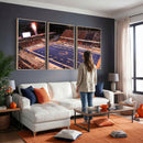 Boise State Broncos Albertsons Stadium Wall Art Canvas Print