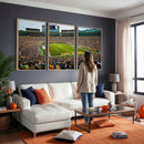 Green Bay Packers Stadium Wall Art Canvas Print, Lambeau