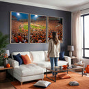 Clemson Tigers Memorial Stadium Wall Art Canvas Print