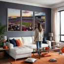 Donald W. Reynolds Razorback Stadium Wall Art Canvas Print –