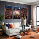 Oklahoma Memorial Stadium Wall Art Canvas Print – Oklahoma