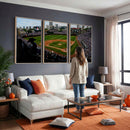 Chicago Cubs Baseball Team Print - Wrigley Field Stadium