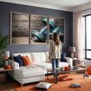 Dambell and Sport Wall Art Canvas Print