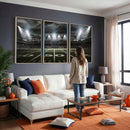 American Football Stadium Wall Art Canvas Print, Stadium