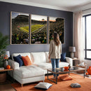 Oregon Stadium Canvas Wall Art - Captivating Game Day Scene