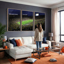 Michigan Wolverines Football Canvas Wall Decor, Football