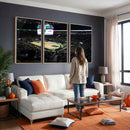 Milwaukee Bucks Basketball Print - Fiserv Forum Stadium Wall