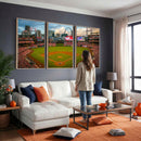 St. Louis Cardinals Baseball Team Print - Busch Stadium Wall