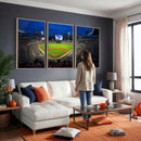 Truist Park Night Game Canvas Art - Atlanta Braves Stadium