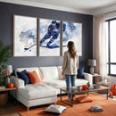 Hockey Player Wall Art Canvas Print - Sports-Inspired
