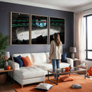 American Airlines Center Dallas Stars Wall Art Canvas Print