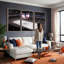 Rogers Place Edmonton Oilers Ice Hockey Stadium Wall Art,