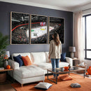 Vaudoise Lausanne Ice Hockey Arena Stadium Wall Art Canvas,