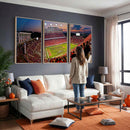 NC State Wolfpack Football Team Print - Raleigh