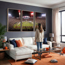 Framed Florida State Seminoles Football Team Print -