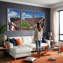 Virginia Tech Hokies Football Team Print - Blacksburg Lane