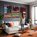 Virginia Tech Hokies Football Team Print - Blacksburg Lane