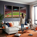 Wisconsin Badgers Football Team Print Canvas- Madison Camp