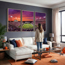 East Carolina University Pirates Football Print Canvas-