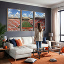 Oklahoma State Cowboys Football Team Print - Stillwater