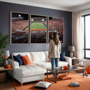 Oklahoma State Cowboys Canvas Print, Football Team Print -