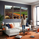 Central Michigan University Chippewas Football Team Print -