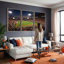 Clemson University Tigers Art Print, Football Team Print -