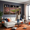 Indiana University Hoosiers Football Team Print Canvas -