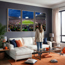 Michigan State Spartans Football Team Print - East Lansing