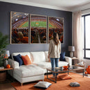 Syracuse University Orange Football Canvas Print, Football