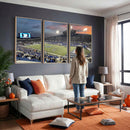 Memphis Tigers Football Team Print - Memphis Simmons Bank