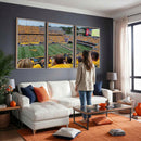 Puskar Stadium Canvas Print Wall Art - Morgantown Print -